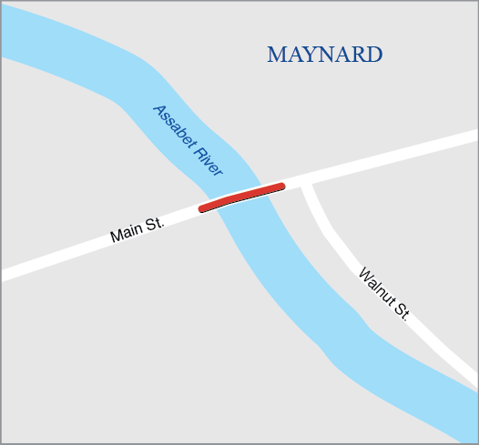 Maynard: Bridge Replacement, M-10-004, Route 62 (Main Street) over the Assabet River 